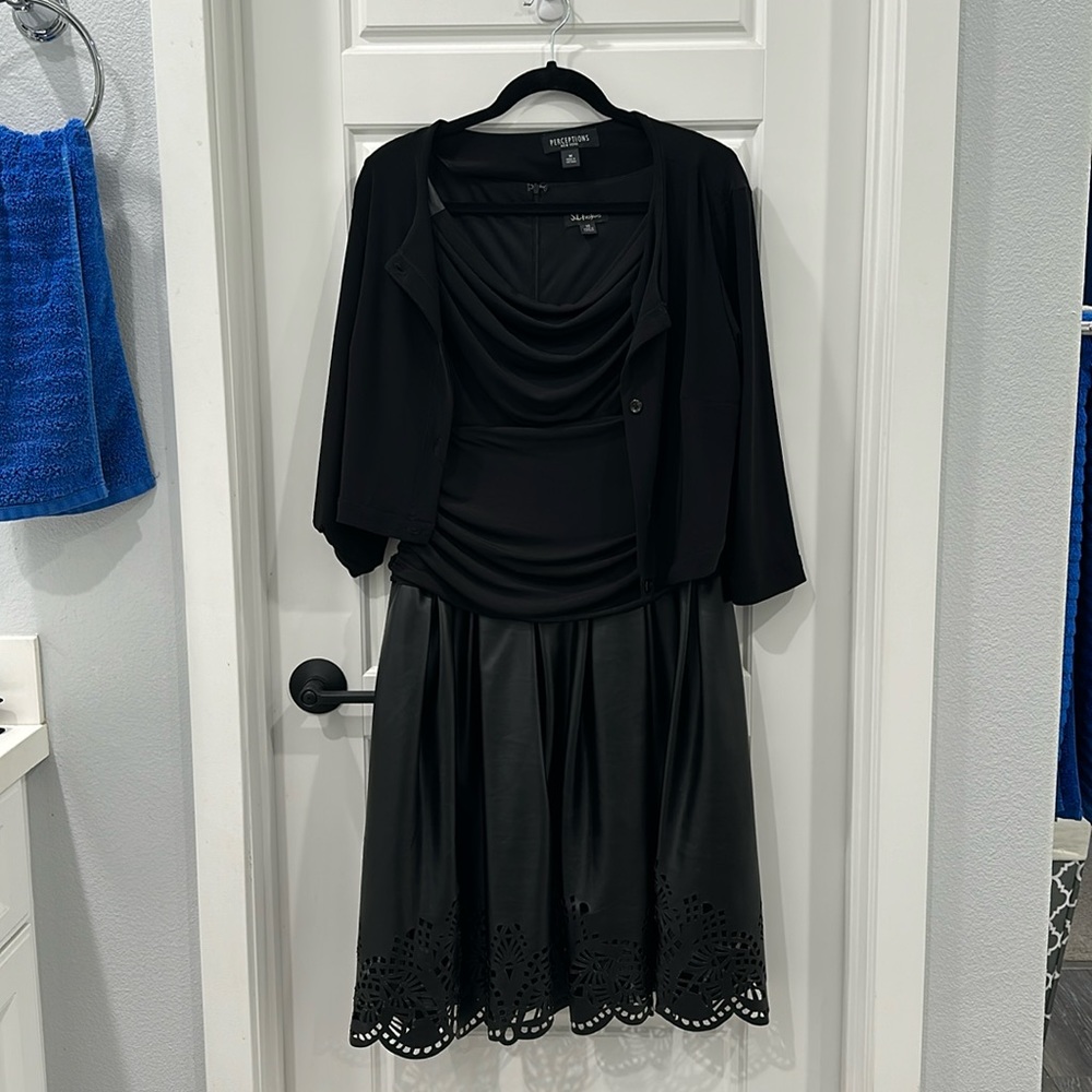 Black cocktail dress